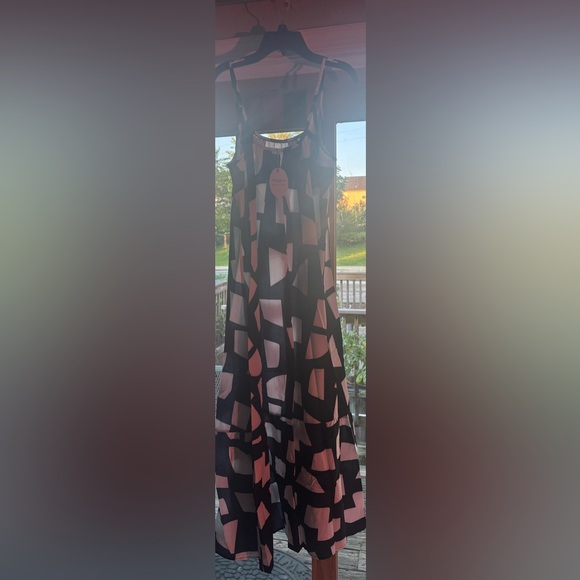 Naggoo Black and White Geometric Dress - Picture 3 of 5